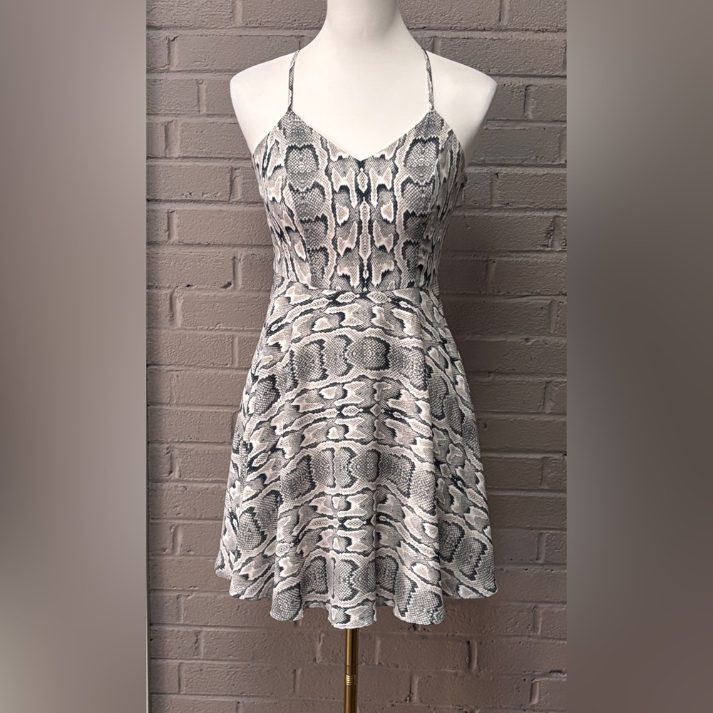 Express Snake Print Dress. 0